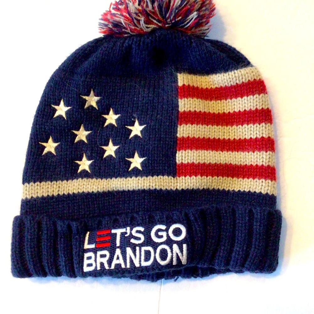 Let’s go Brandon winter hat , made by D/C
